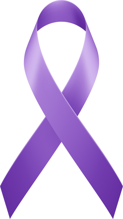 Purple Cancer Ribbon